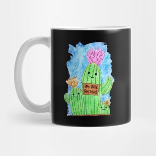 We Will Survive Cactus Mug